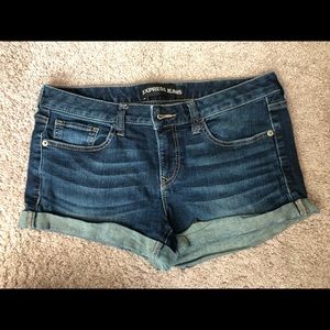 Denim express shorts